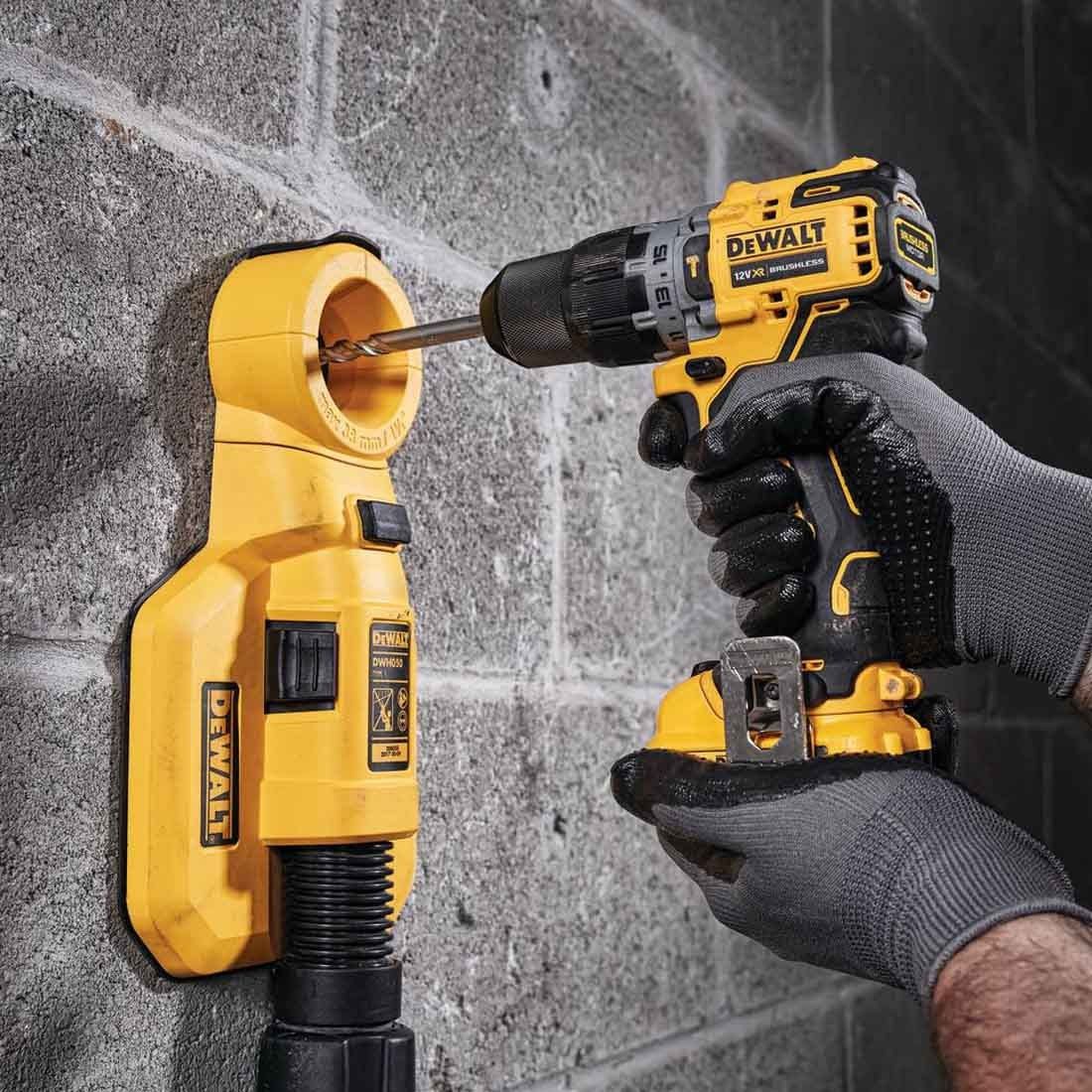 DEWALT DCD706NT 10.8V / 12V XR SUB COMPACT BRUSHLESS COMBI DRILL BODY ONLY IN TSTAK CARRY CASE - MonkeyTools