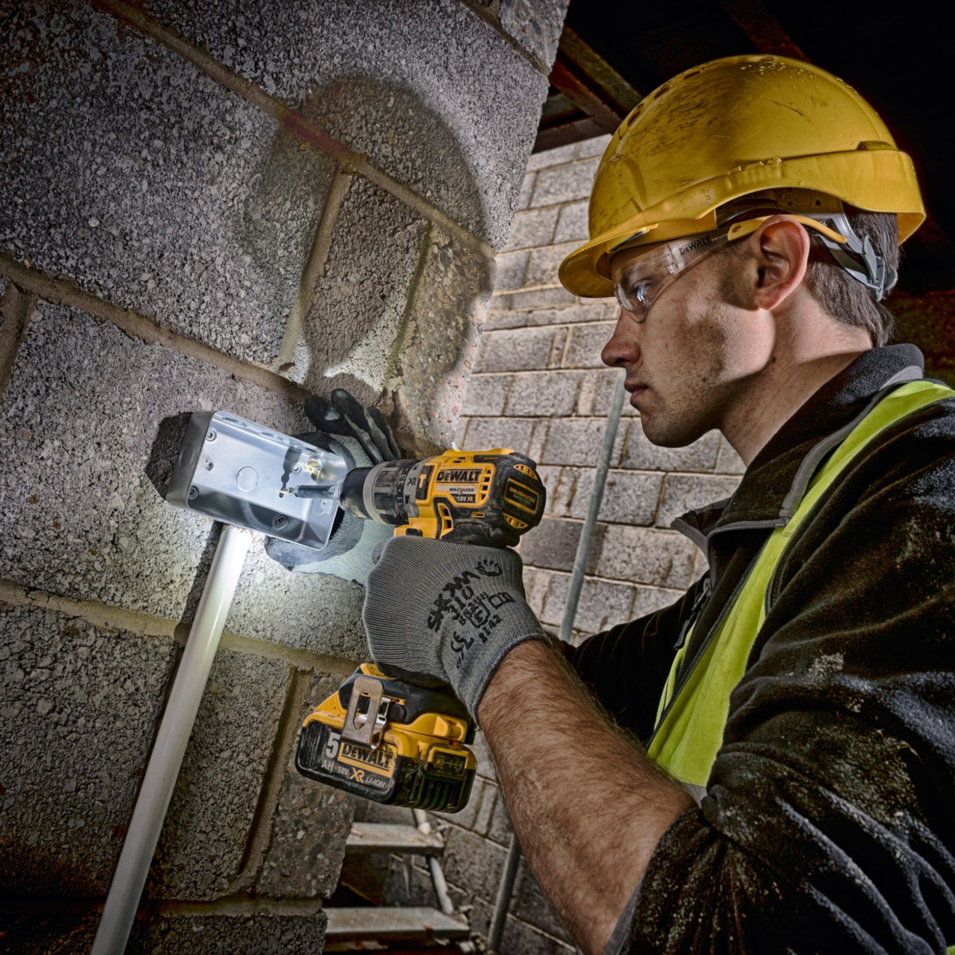 DeWalt DCD796N 18v XR Brushless Compact Combi Hammer Drill Naked Body Only - MonkeyTools