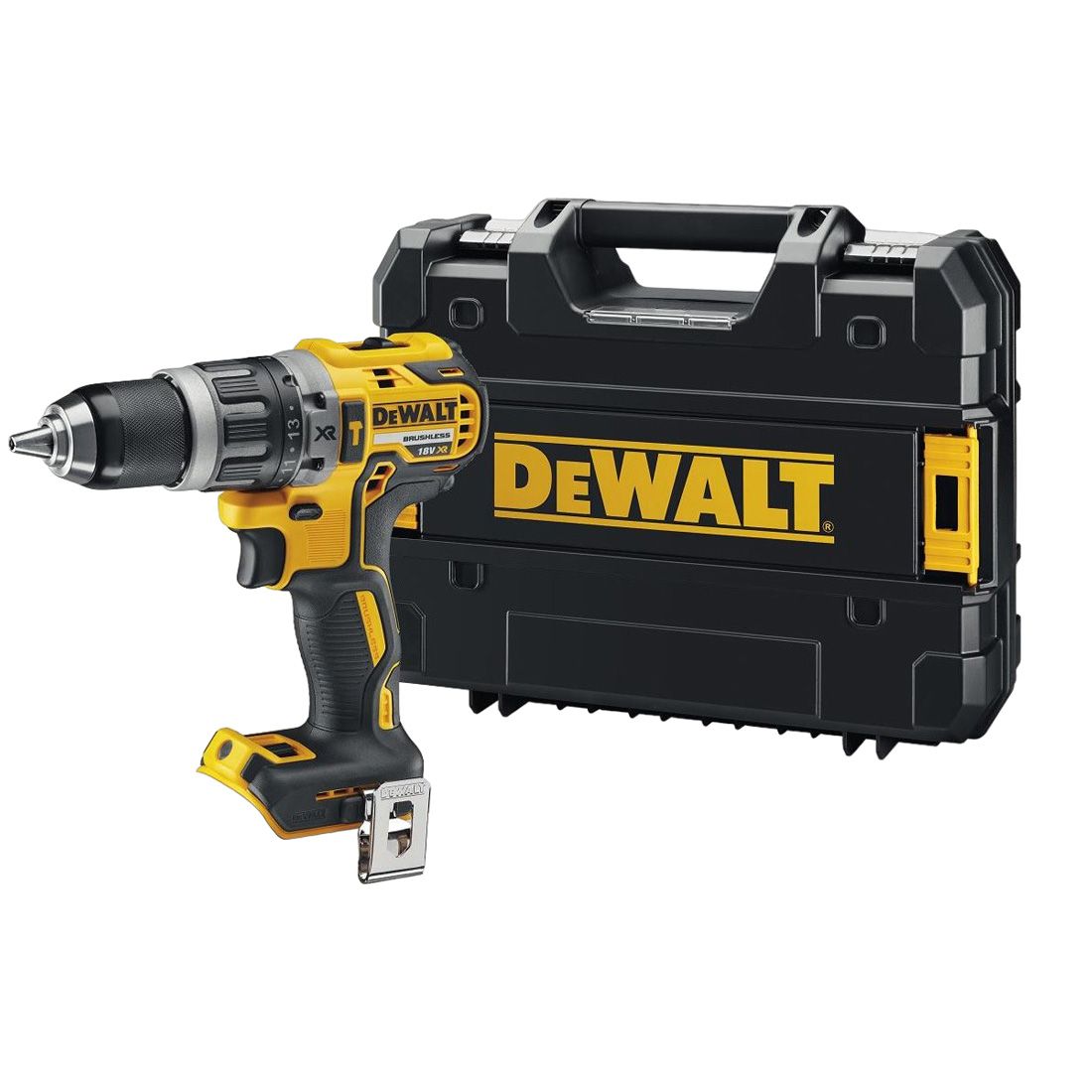 DEWALT DCD796NT-XJ 18V XR BRUSHLESS COMBI DRILL BODY ONLY IN TSTAK CARRY CASE - MonkeyTools