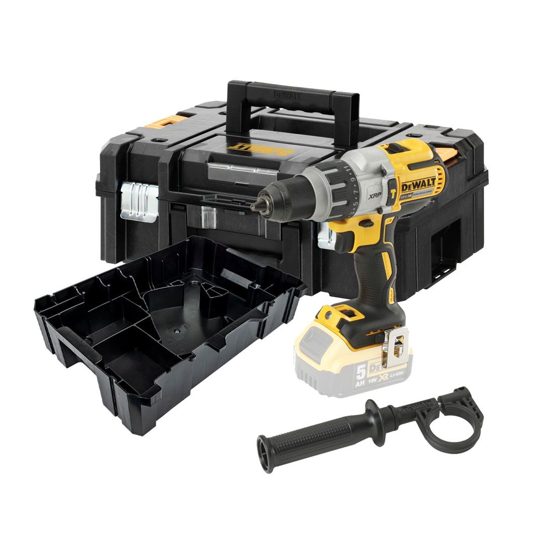 DEWALT DCD996NT-XJ BRUSHLESS 18V XRP COMBI HAMMER DRILL BODY ONLY IN TSTAK CASE - MonkeyTools