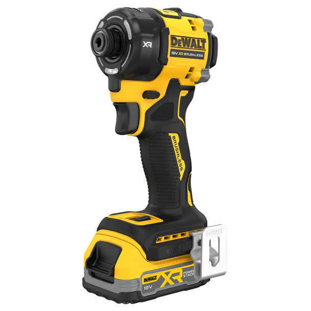 Dewalt DCF870E2T-GB 18V XR Brushless Hyrdralic Impact Driver, 2x 1.7Ah Powerstack Batteries, Charger & TSTAK Case - MonkeyTools