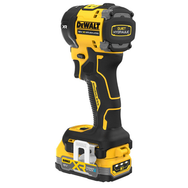 Dewalt DCF870E2T-GB 18V XR Brushless Hyrdralic Impact Driver, 2x 1.7Ah Powerstack Batteries, Charger & TSTAK Case - MonkeyTools