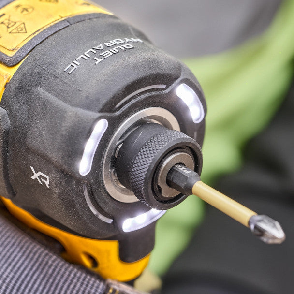 Dewalt DCF870E2T-GB 18V XR Brushless Hyrdralic Impact Driver, 2x 1.7Ah Powerstack Batteries, Charger & TSTAK Case - MonkeyTools