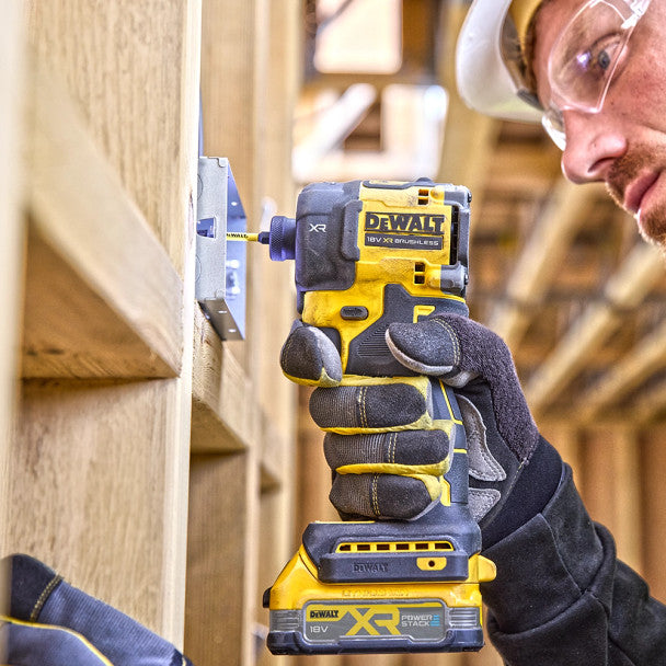 Dewalt DCF870E2T-GB 18V XR Brushless Hyrdralic Impact Driver, 2x 1.7Ah Powerstack Batteries, Charger & TSTAK Case - MonkeyTools