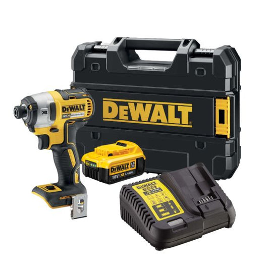 DEWALT DCF887M1 18V XR BRUSHLESS IMPACT DRIVER INC 1X 4.0AH BATTERY - MonkeyTools