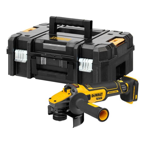 DEWALT DCG409NT 18V XR FLEXVOLT ADVANTAGE ANGLE GRINDER BODY ONLY IN TSTAK - MonkeyTools