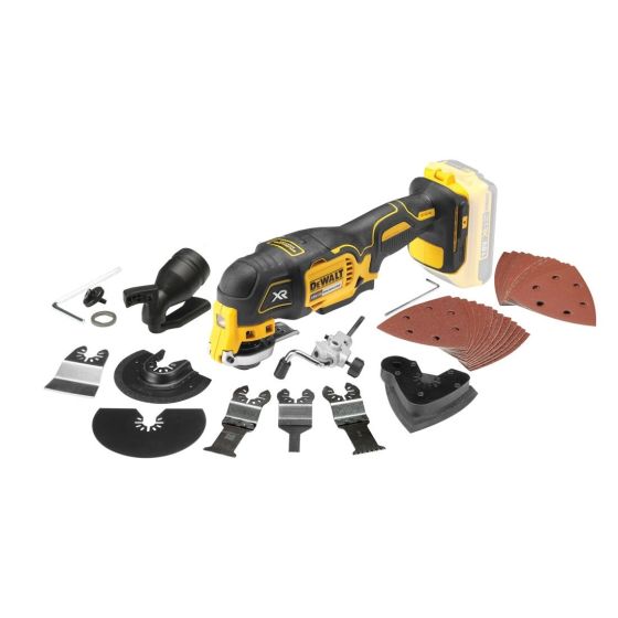 DEWALT DCS355NXL 18V XR BRUSHLESS OSCILLATING MULTI-TOOL BODY ONLY INC ACCESSORY SET - MonkeyTools