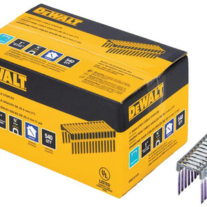 DEWALT DRS18100-XJ 25MM X 19MM INSULATED CROWN CABLE STAPLES X540 PCS - MonkeyTools