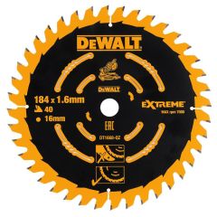 DEWALT DT1670-QZ FINE SAW BLADE FOR CORDLESS MITRE SAWS 184MM X 16MM X 60 TEETH - MonkeyTools