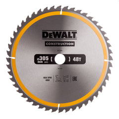 DEWALT DT1959-QZ CIRCULAR SAW BLADE CONSTRUCTION 305MM X 30MM X 48 TEETH