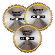 DEWALT DT1964-QZ CIRCULAR SAW BLADES CONSTRUCTION 305MM X 30MM 3 PACK - MonkeyTools