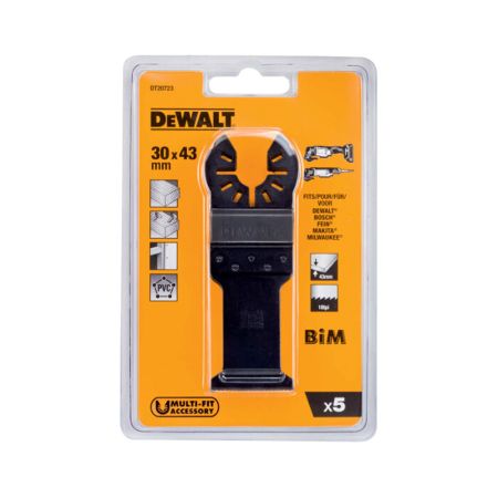 DEWALT DT20723-QZ WOOD WITH NAILS MULTI-TOOL BLADE X5 PCS (DT20701-QZ X5) - MonkeyTools