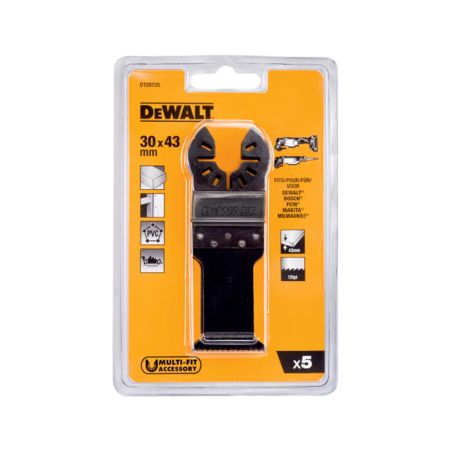 DEWALT DT20725-QZ FAST CUT WOOD MULTI-TOOL BLADE X5 PCS (DT20704-QZ X5) - MonkeyTools