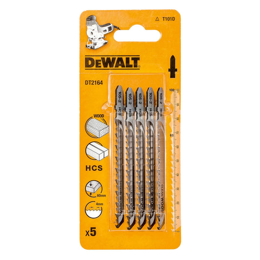 DEWALT DT2164-QZ T101D HCS JIGSAW BLADES FOR WOOD X5 PCS - MonkeyTools