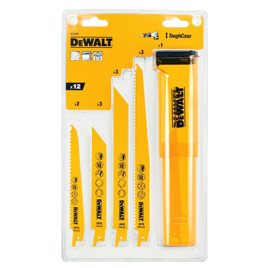 DEWALT DT2445-QZ BI-METAL RECIPROCATING SAW BLADES SET 12 PCS - MonkeyTools