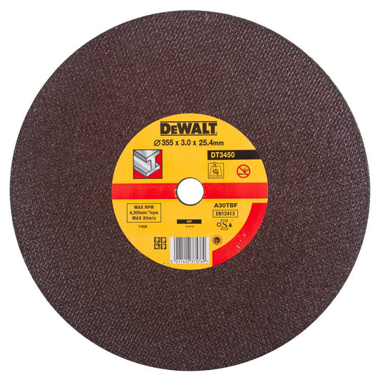 DEWALT DT3450-QZ 355MM X 3.0MM X 25.4MM METAL CUTTING DISC - MonkeyTools