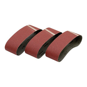 DEWALT DT3628-QZ SANDING BELTS 75MM X 533MM 100 GRIT X3 PCS FOR DCW220 - MonkeyTools