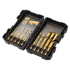 DEWALT DT50050-QZ IMPACT TITANIUM METAL DRILL BIT X10 PC SET