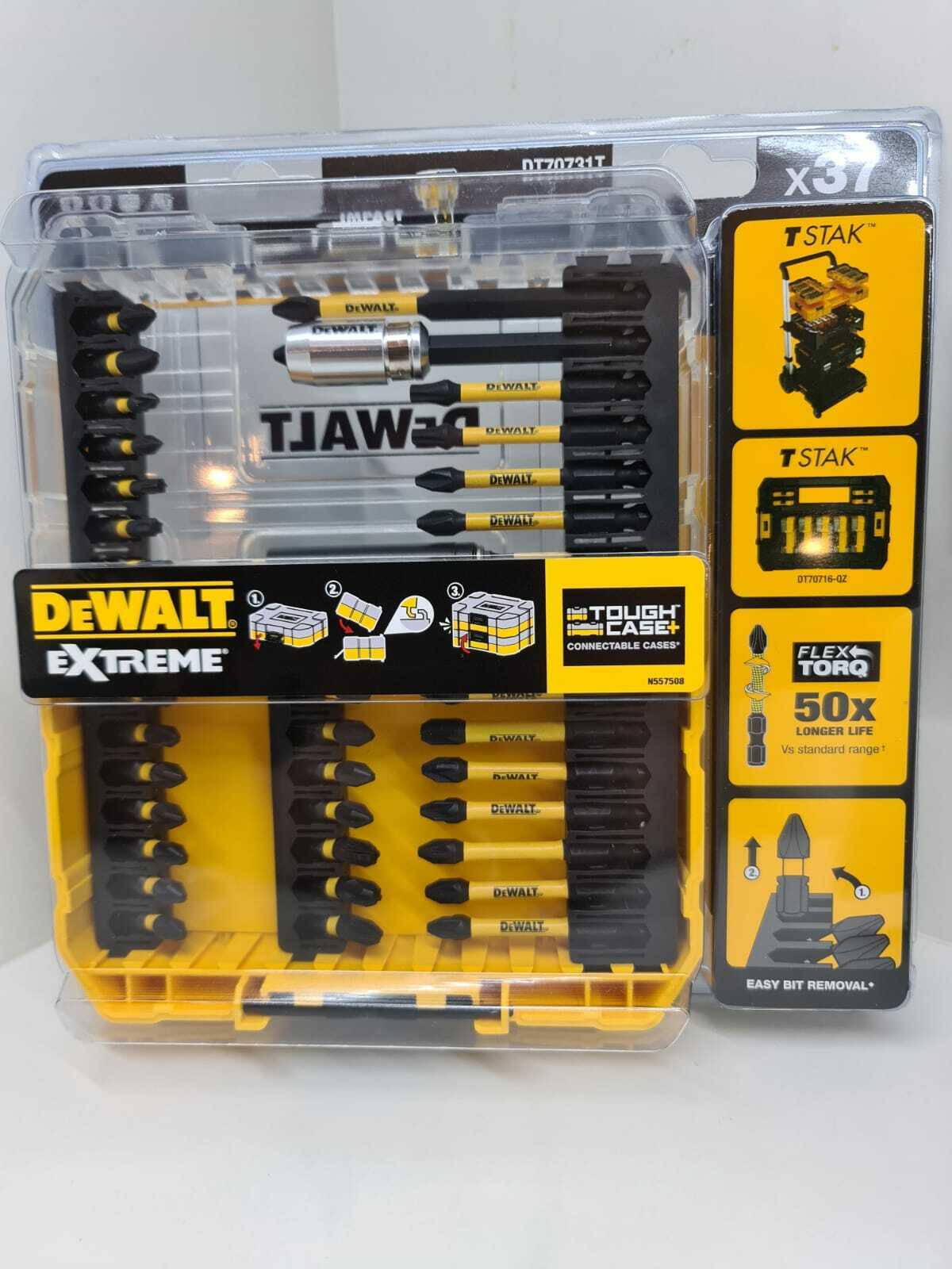 DEWALT DT70731T-QZ FLEXTORQ TOUGHCASE SCREWDRIVER BIT SET X37 PCS - MonkeyTools