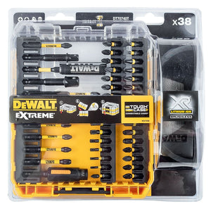 DEWALT DT70740T-QZ FLEXTORQ TOUGHCASE BIT SET & SAFETY GLASSES X38 PCS - MonkeyTools
