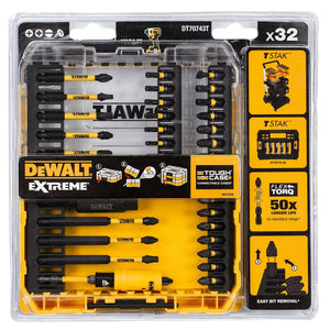 DEWALT DT70743T-QZ FLEXTORQ TOUGHCASE SCREWDRIVER BIT SET X32 PCS - MonkeyTools