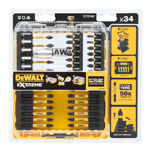 DEWALT DT70746T-QZ FLEXTORQ TOUGHCASE SCREWDRIVER BIT SET X34 PCS - MonkeyTools