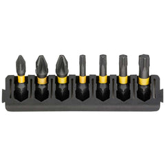 DEWALT DT70813-QZ EXTREME FLEXTORQ TOUGHCASE PZ & TX SCREWDRIVER BIT BAR SET X7 PCS