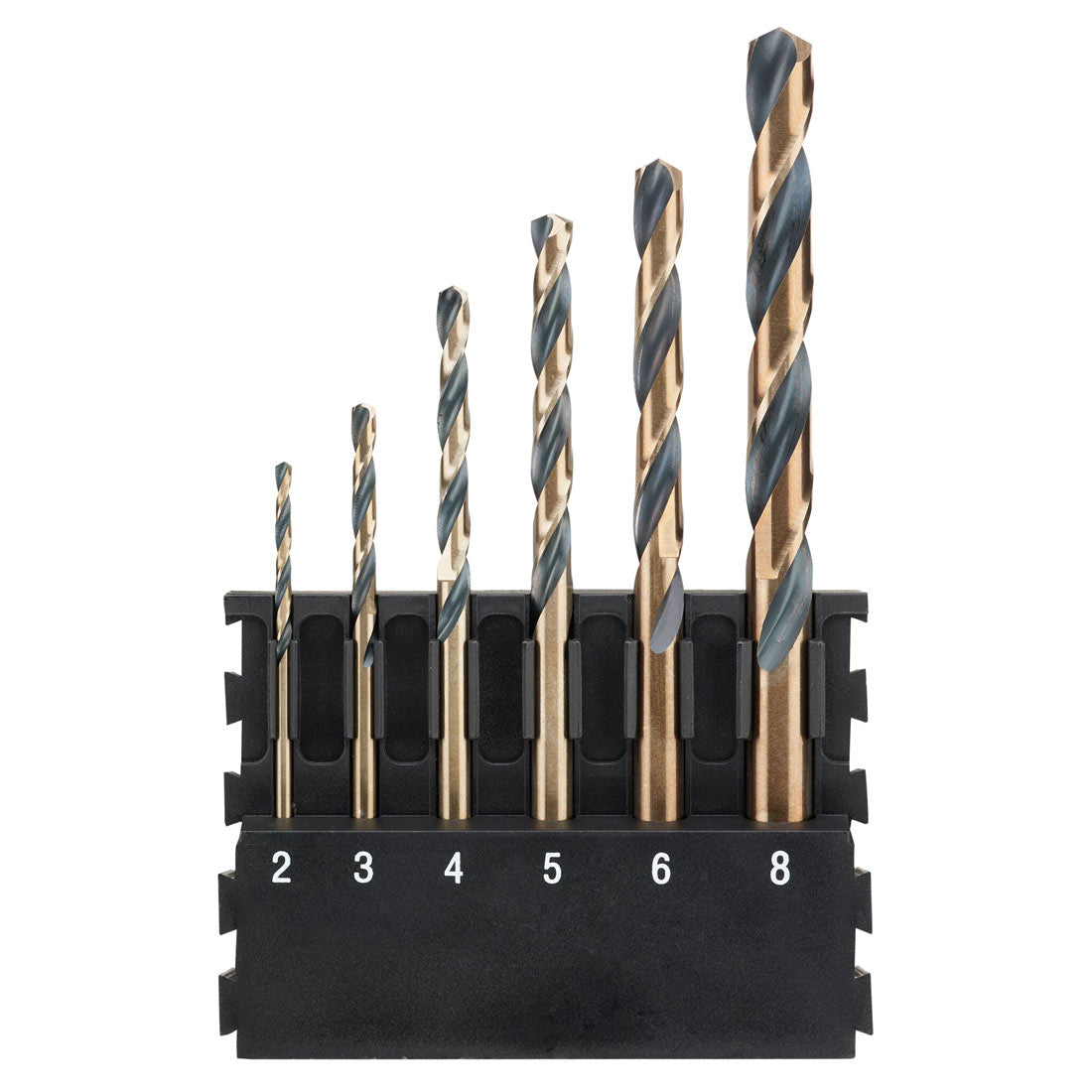 DEWALT DT70828-QZ TOUGHCASE BLACK & GOLD ROUND SHANK MIX BAR SET X6 PCS - MonkeyTools