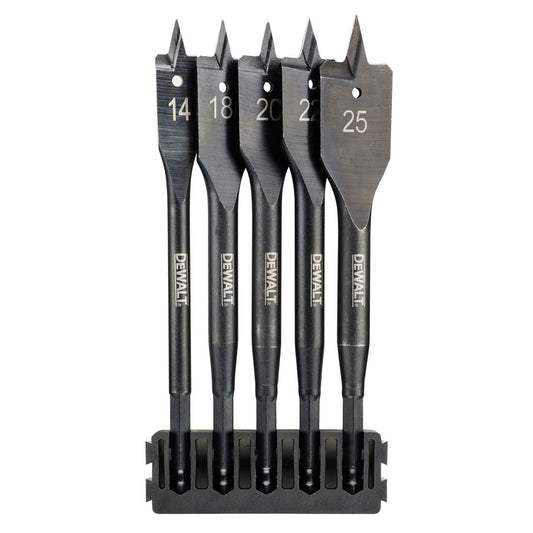 DEWALT DT70833-QZ EXTREME FLATWOOD TOUGHCASE BIT BAR SET X5 PCS - MonkeyTools