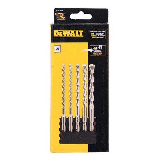 DEWALT DT70836-QZ SDS+ PLUS TOUGHCASE MIX BAR SET X5 PCS - MonkeyTools