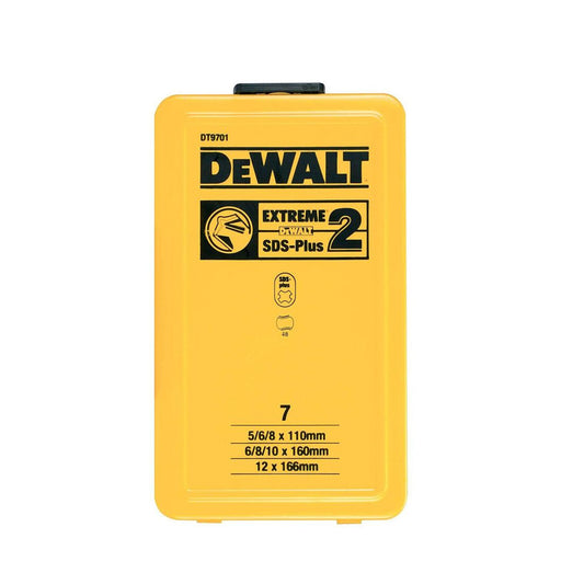 DEWALT DT9701-QZ EXTREME 2 SDS+ DRILL BIT SET X7 PCS - MonkeyTools