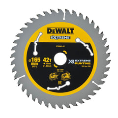 DEWALT DT99561-QZ XTREME RUNTIME 165MM X 20MM 42T BLADE FOR CORDED & CORDLESS SAWS