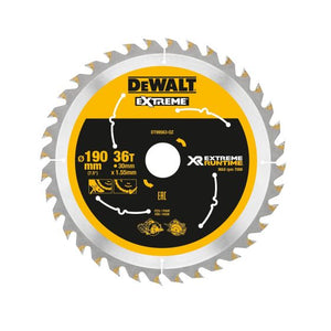 DEWALT DT99563-QZ XR XTREME RUNTIME 190MM X 30MM X 36T CSB CIRCULAR SAW BLADE - MonkeyTools