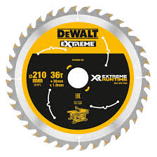 DEWALT DT99566-QZ XR FLEXVOLT EXTREME RUNTIME 210MM X 30MM X 36T TABLE SAW BLADE - MonkeyTools
