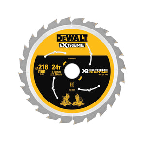 DEWALT DT99568-QZ XR XTREME RUNTIME 216MM X 30MM X 24T CSB CIRCULAR SAW BLADE - MonkeyTools