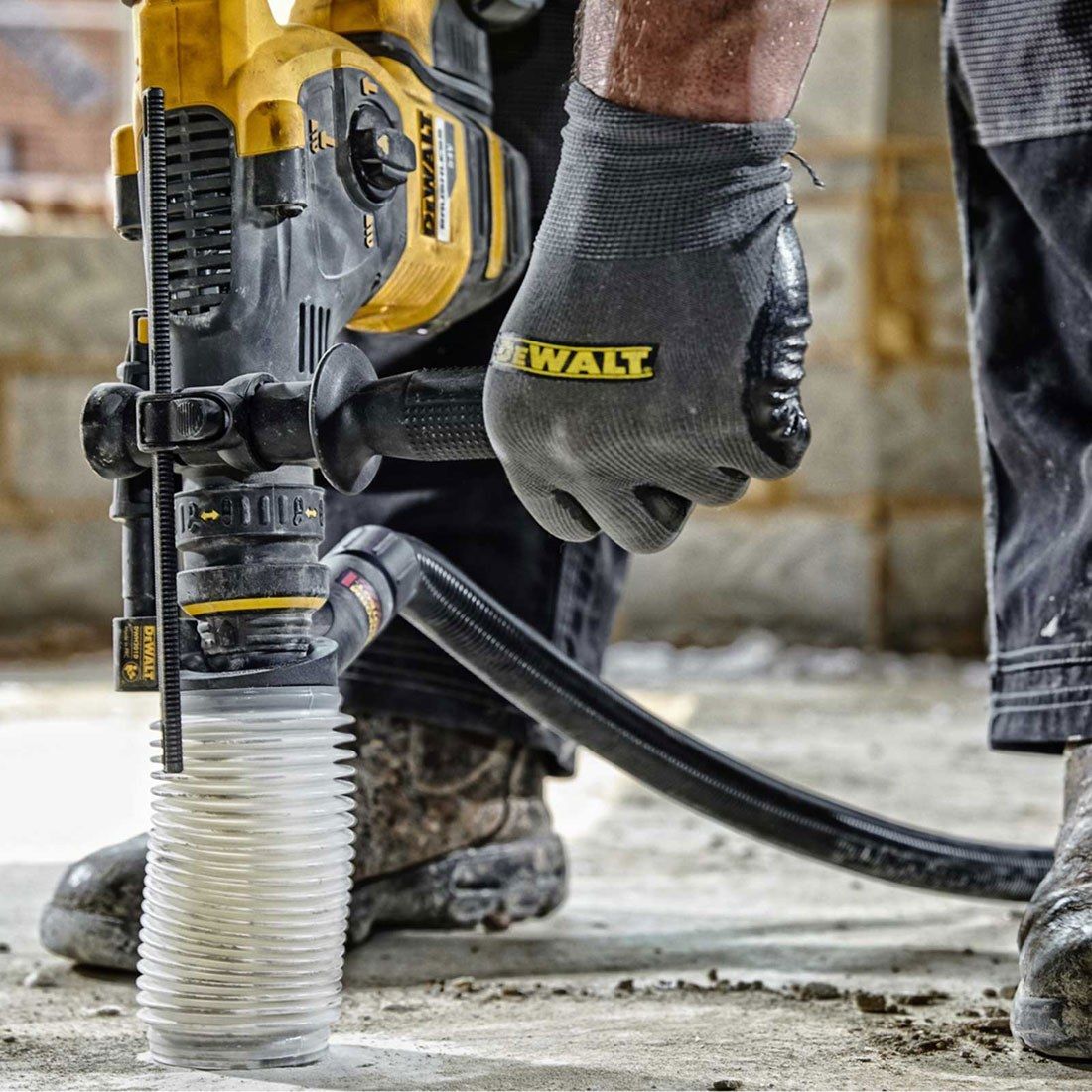 DEWALT DWH201D SDS+ PLUS DUST EXTRACTION ADAPTOR SET - MonkeyTools
