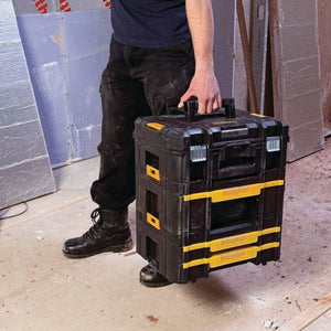 DEWALT DWST1-70703 TSTAK II SUITCASE FLAT TOP TOOL STORAGE BOX - MonkeyTools