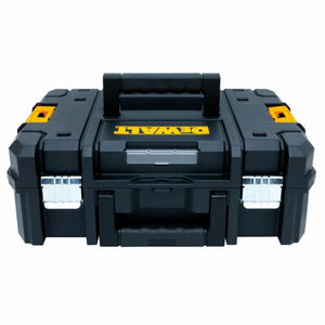 DEWALT DWST1-70703K TSTAK II SUITCASE FLAT TOP TOOL STORAGE BOX & TSTAK CADDY FOR SMALL TOUGHCASE SETS TWIN KIT - MonkeyTools