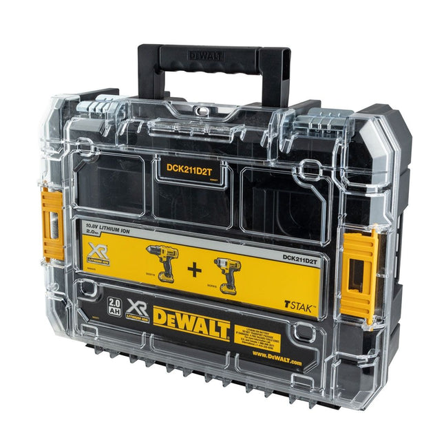 DEWALT DWST1-71194SP TSTAK V CLEAR LID TOOL STORAGE BOX - MonkeyTools