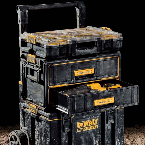 DEWALT DWST835291 2-Drawers Tool Box - Black - MonkeyTools