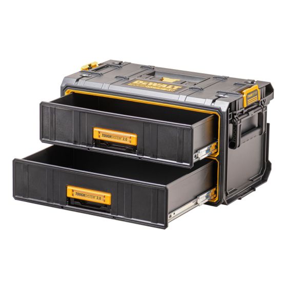 DEWALT DWST835291 2-Drawers Tool Box - Black - MonkeyTools