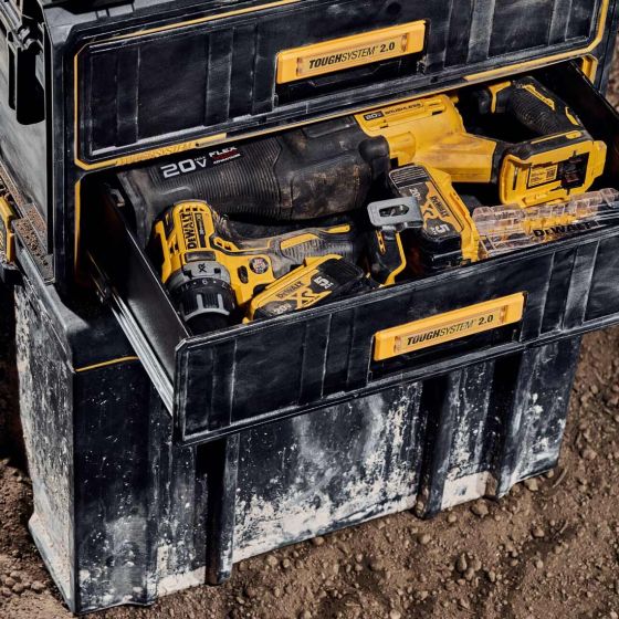 DEWALT DWST835291 2-Drawers Tool Box - Black - MonkeyTools