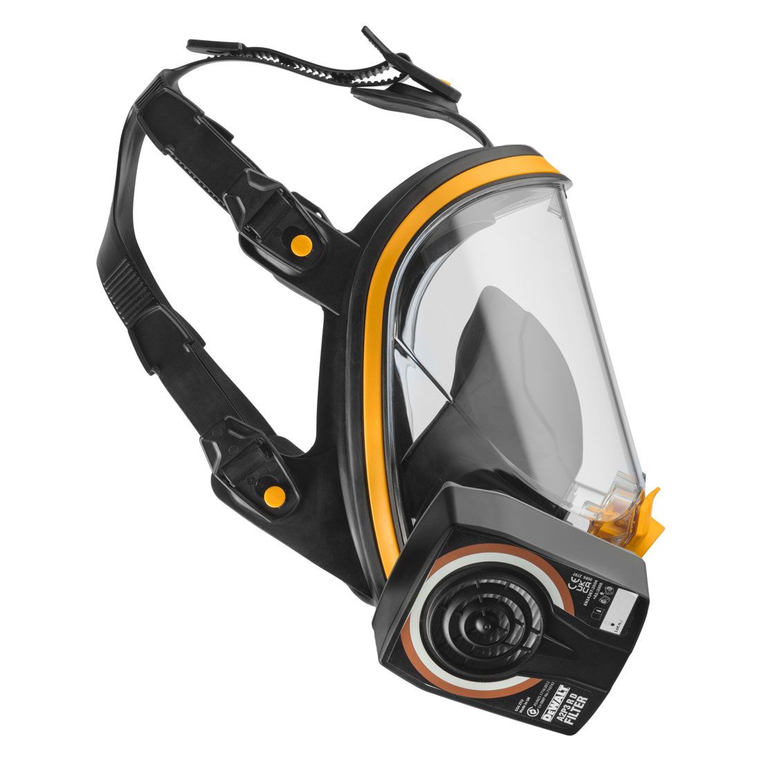 DEWALT DXIR1FFMLA2P3 REUSABLE FULL FACE MASK RESPIRATOR WITH A2P3 FILTERS (LARGE) - MonkeyTools