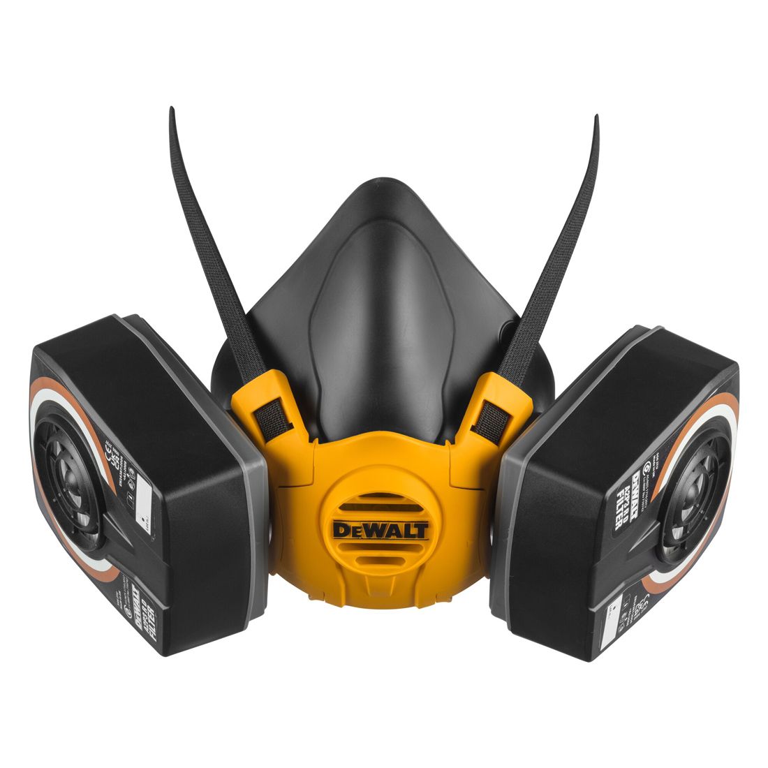 DEWALT DXIR1HMLA2P3 REUSABLE HALF FACE MASK RESPIRATOR WITH A2P3 FILTERS (LARGE) - MonkeyTools