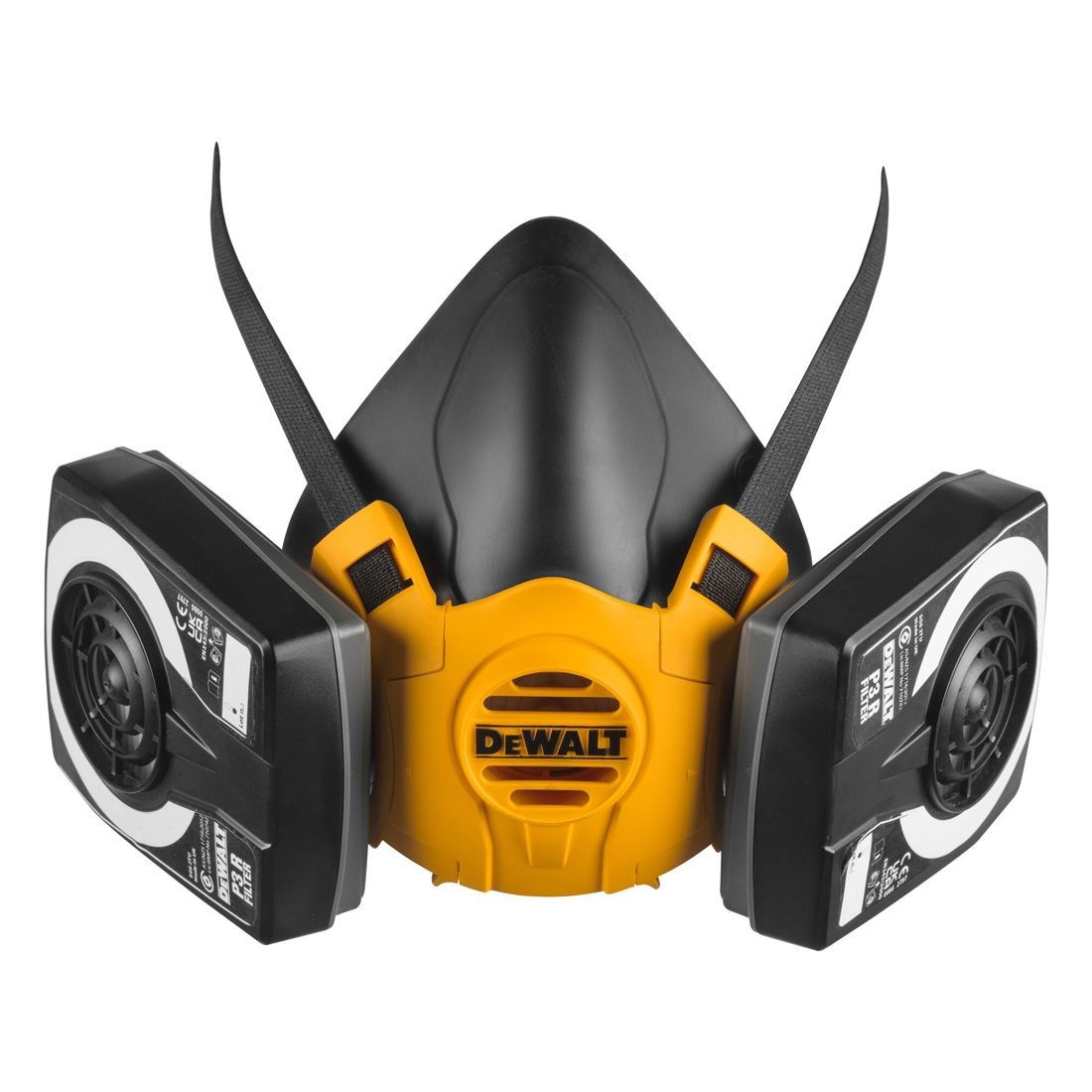 DEWALT DXIR1HMLP3 REUSABLE HALF FACE MASK RESPIRATOR WITH P3 FILTERS (LARGE) - MonkeyTools