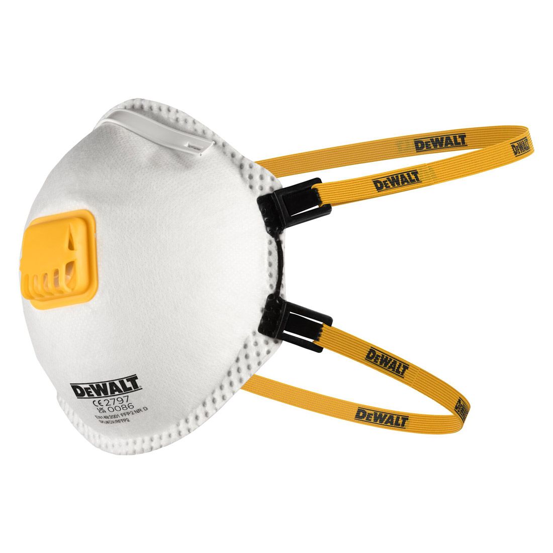 DEWALT DXIRFFP22 FFP2 DISPOSABLE PARTICULATE RESPIRATOR FACE MASK X2 PCS - MonkeyTools