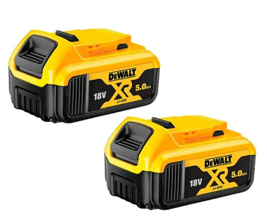 DeWalt Genuine DCB184 XR Lithium-Ion 5.0Ah Battery Twin Pack - MonkeyTools
