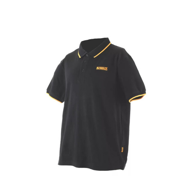 DEWALT GREEN BAY POLO SHIRT BLACK LARGE 42-44" CHEST - MonkeyTools