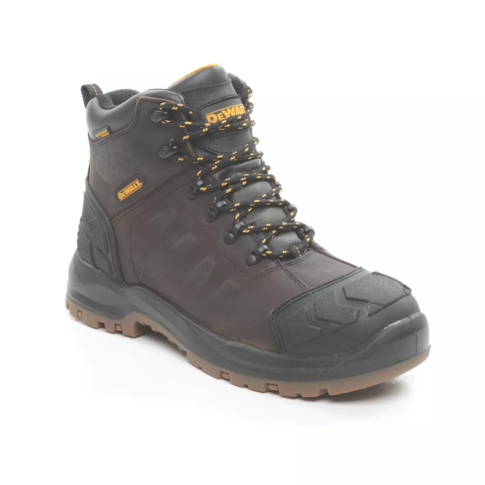 DEWALT HADLEY SAFETY BOOTS BROWN SIZE 10 - MonkeyTools