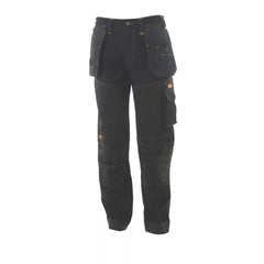 DEWALT LOGAN PRO-STRETCH WORK TROUSERS BLACK 34" W 31" L